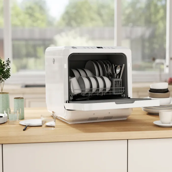 HOMCOM mini lave-vaisselle 4 couverts